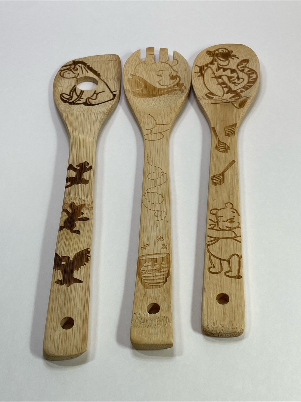 Winnie The Pooh and Friends Wooden Spatula Set